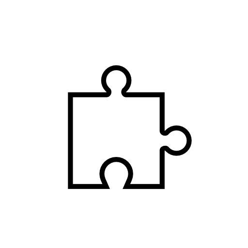 Puzzle piece, IOS 7 interface symbol