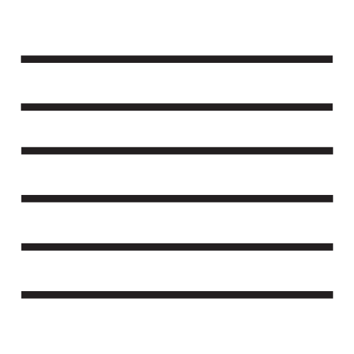 Justify, text alignment, IOS 7 symbol