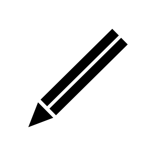 Pencil edit interface symbol